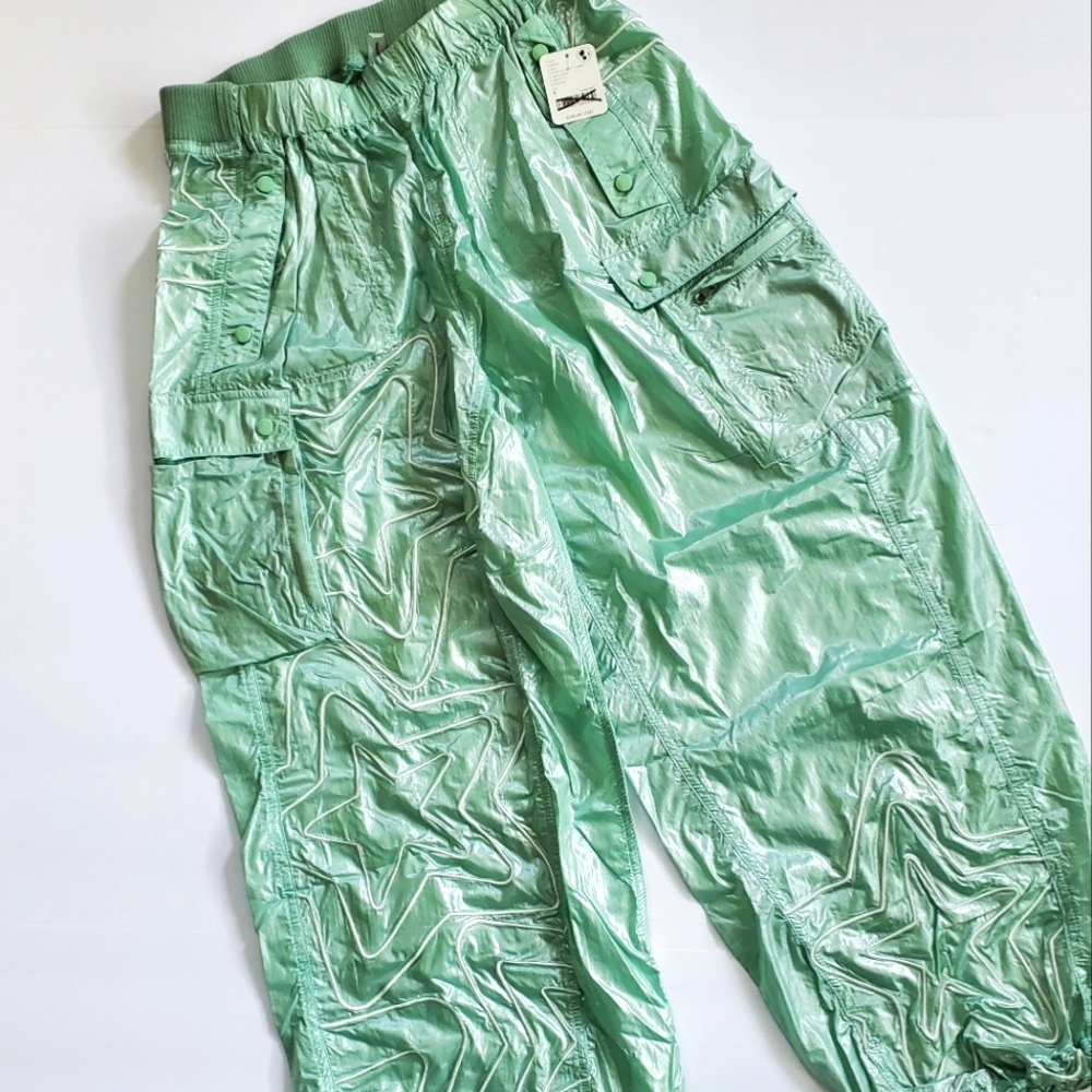 NWT Free People Movement Color Burst Shine Hike Pants ✨️ cargo pants harem pants